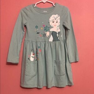 Disney Frozen Kids Dress - Teal